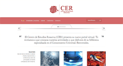 Desktop Screenshot of centroestudiosrosacruz.org